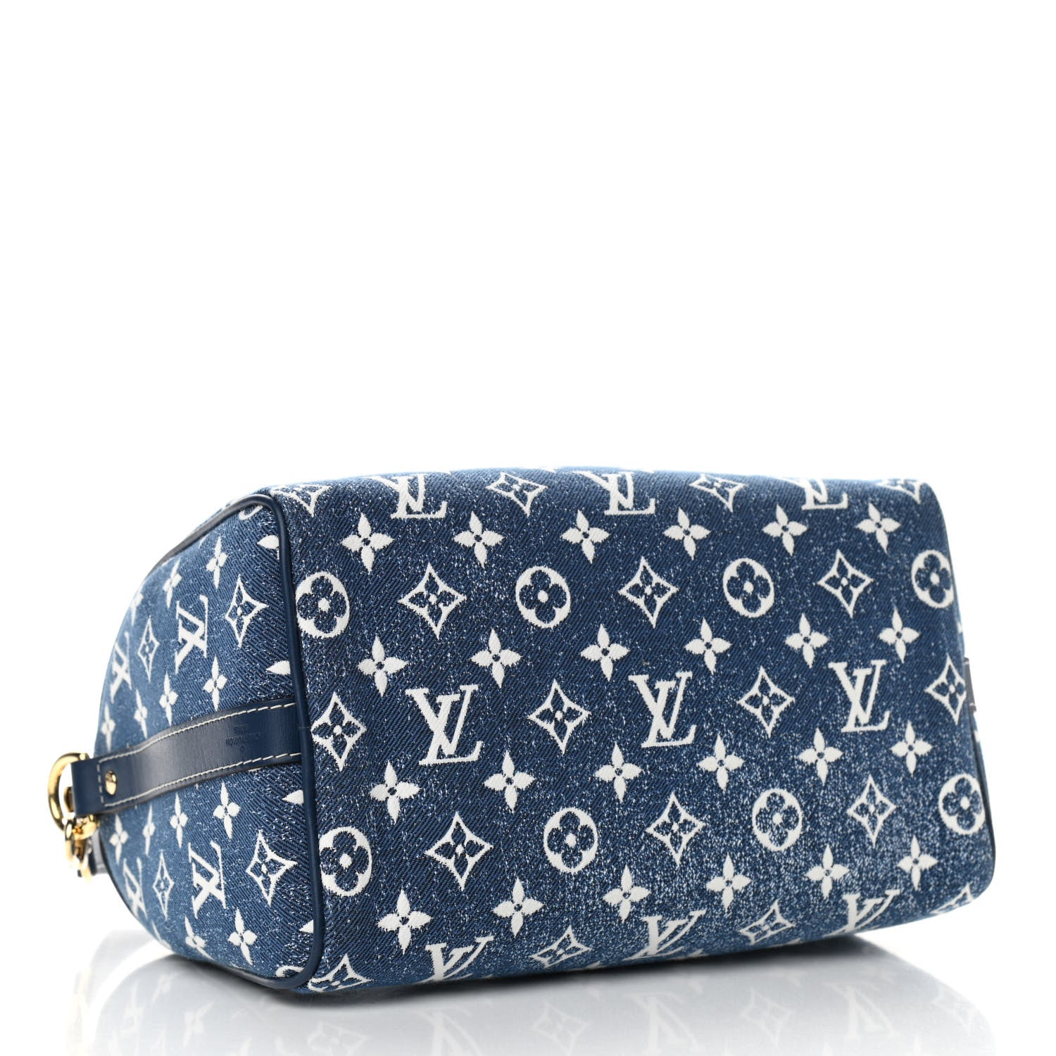 Louis Vuitton Monogram Jacquard Denim Speedy Bandouliere 25 Bleu 4 of 10