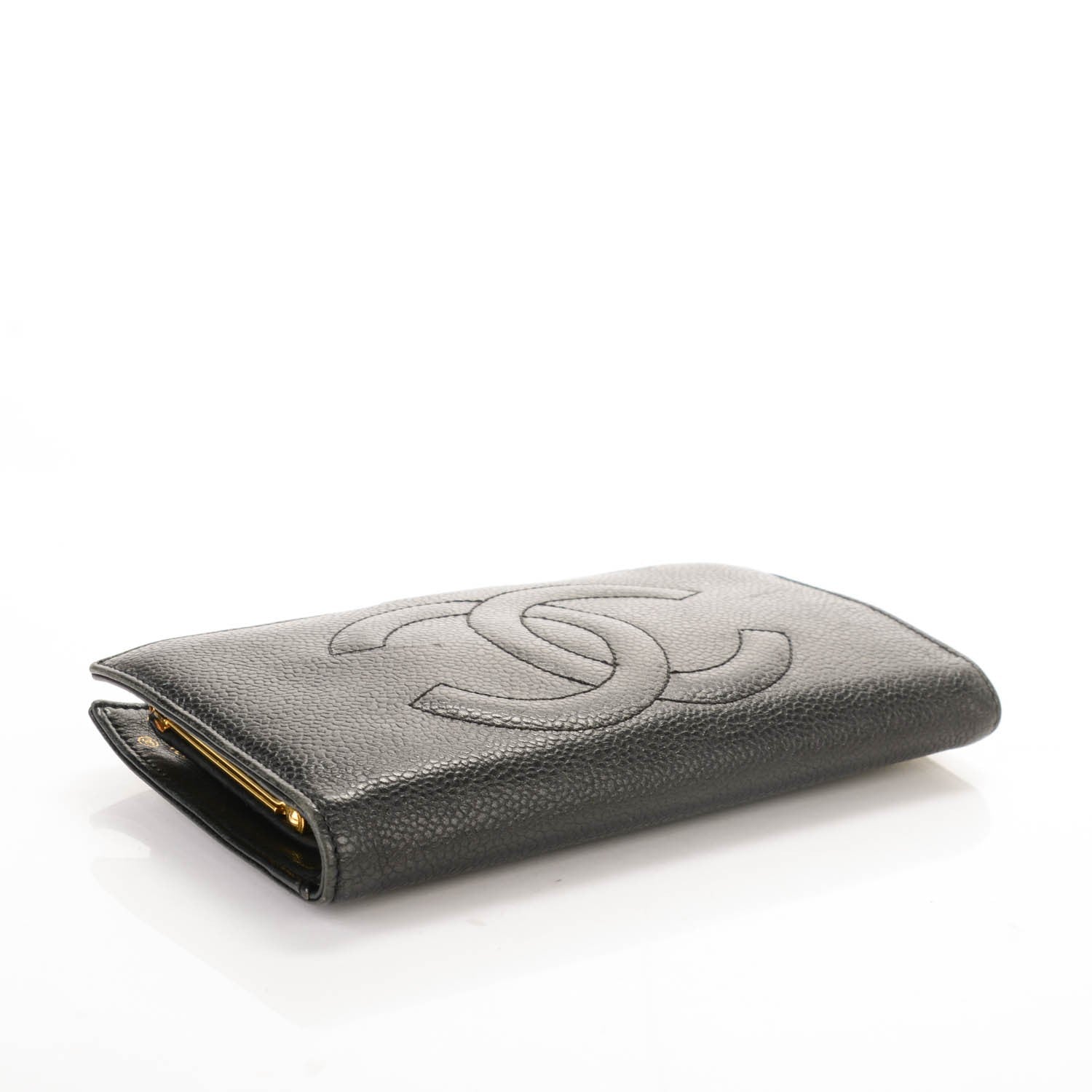 Chanel Caviar Timeless CC French Wallet Black 4 of 8