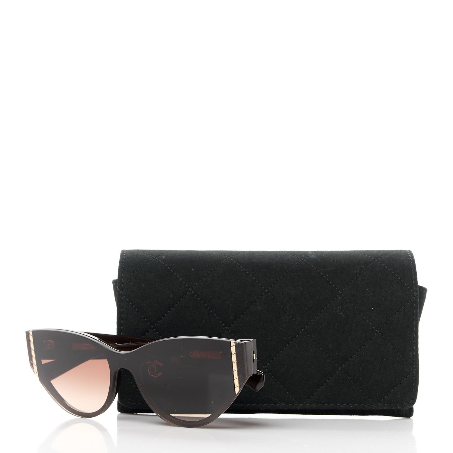 Chanel CC Cat Eye Sunglasses 6054 Brown 9 of 9