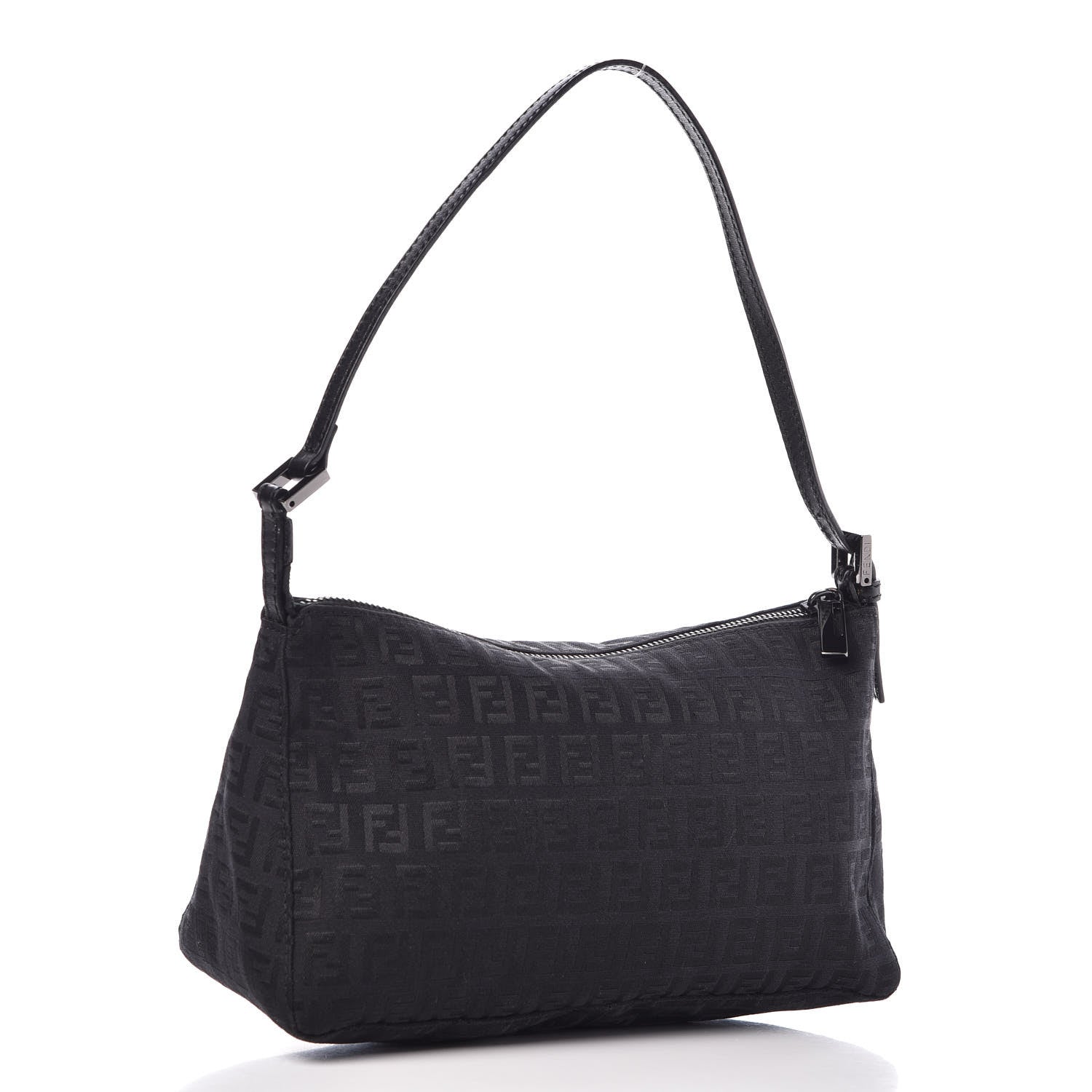Fendi Zucchino Vitello Pochette Black 3 of 9