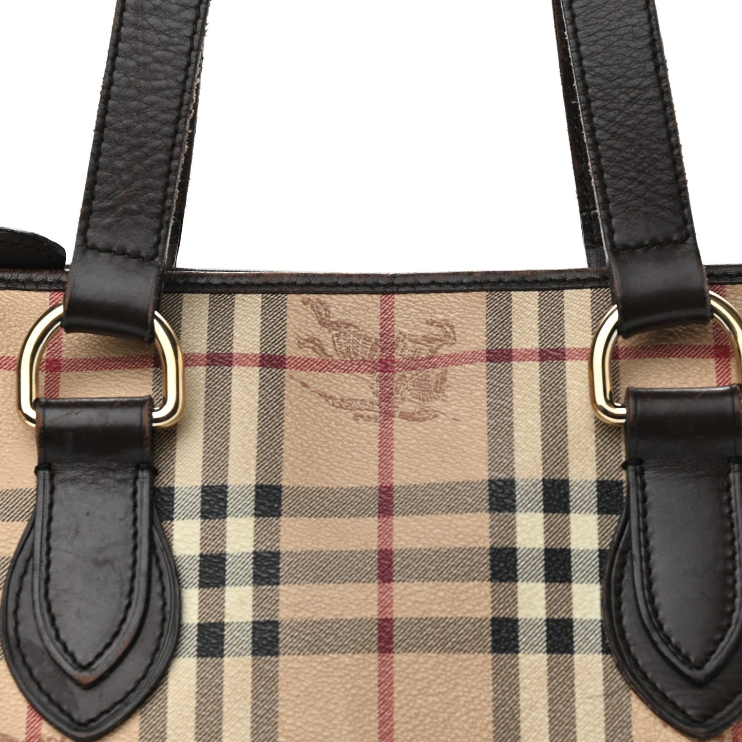 Haymarket Check Medium Regent Tote Chocolate