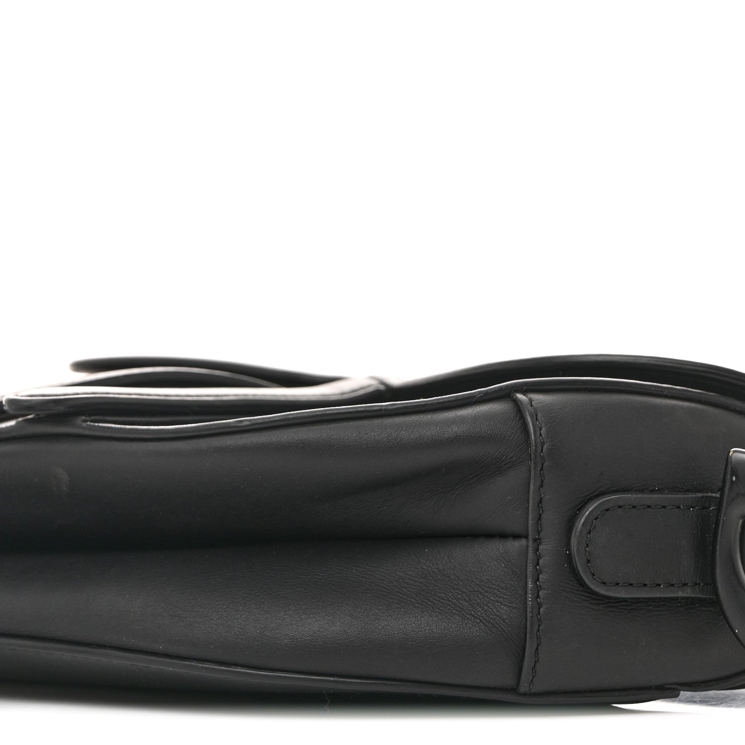 Christian Dior Ultra Matte Calfskin Saddle Bag Black 10 of 14
