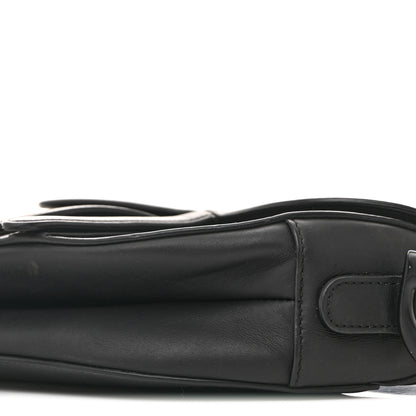 Christian Dior Ultra Matte Calfskin Saddle Bag Black 10 of 14