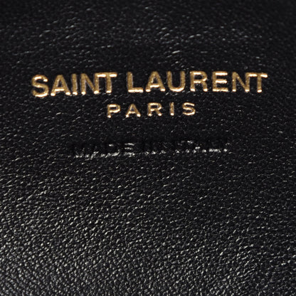 Saint Laurent Grain De Poudre Matelasse Monogram Mini Lou Camera Bag Black 11 of 11