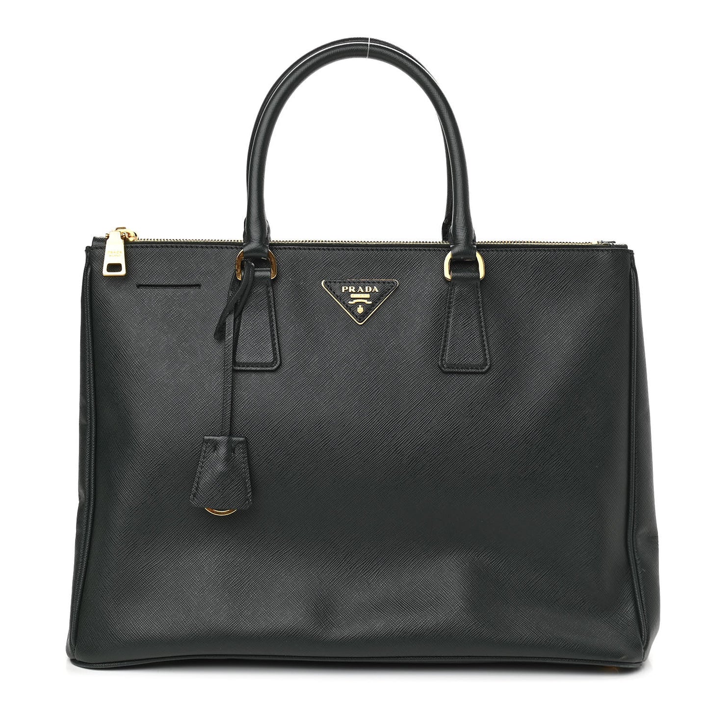 Saffiano Large Galleria Double Zip Tote Smeraldo