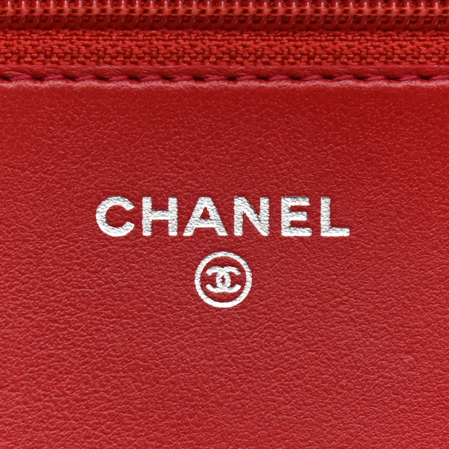 Caviar Quilted Boy Wallet On Chain WOC Red