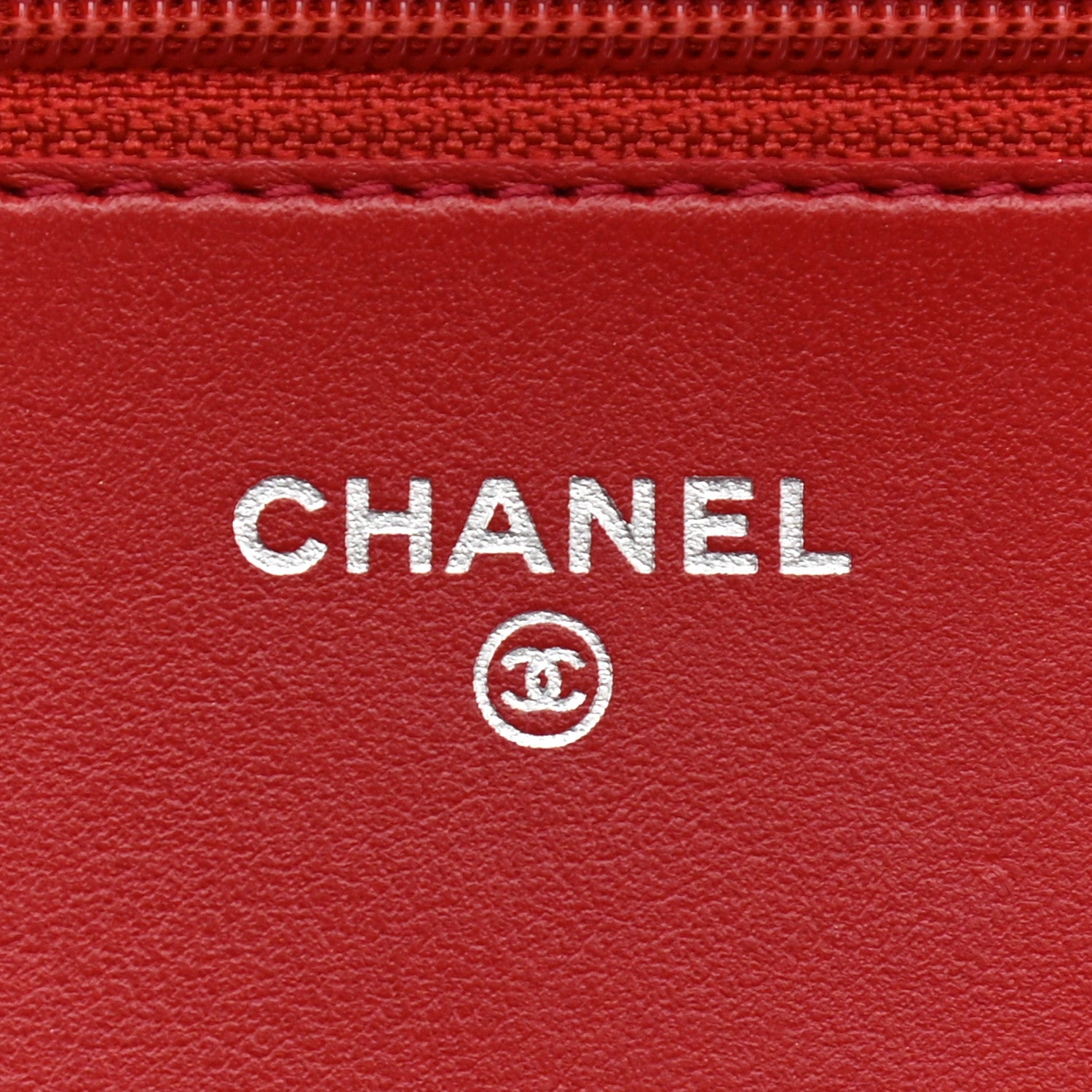 Chanel Caviar Quilted Boy Wallet On Chain WOC Red 11 of 23
