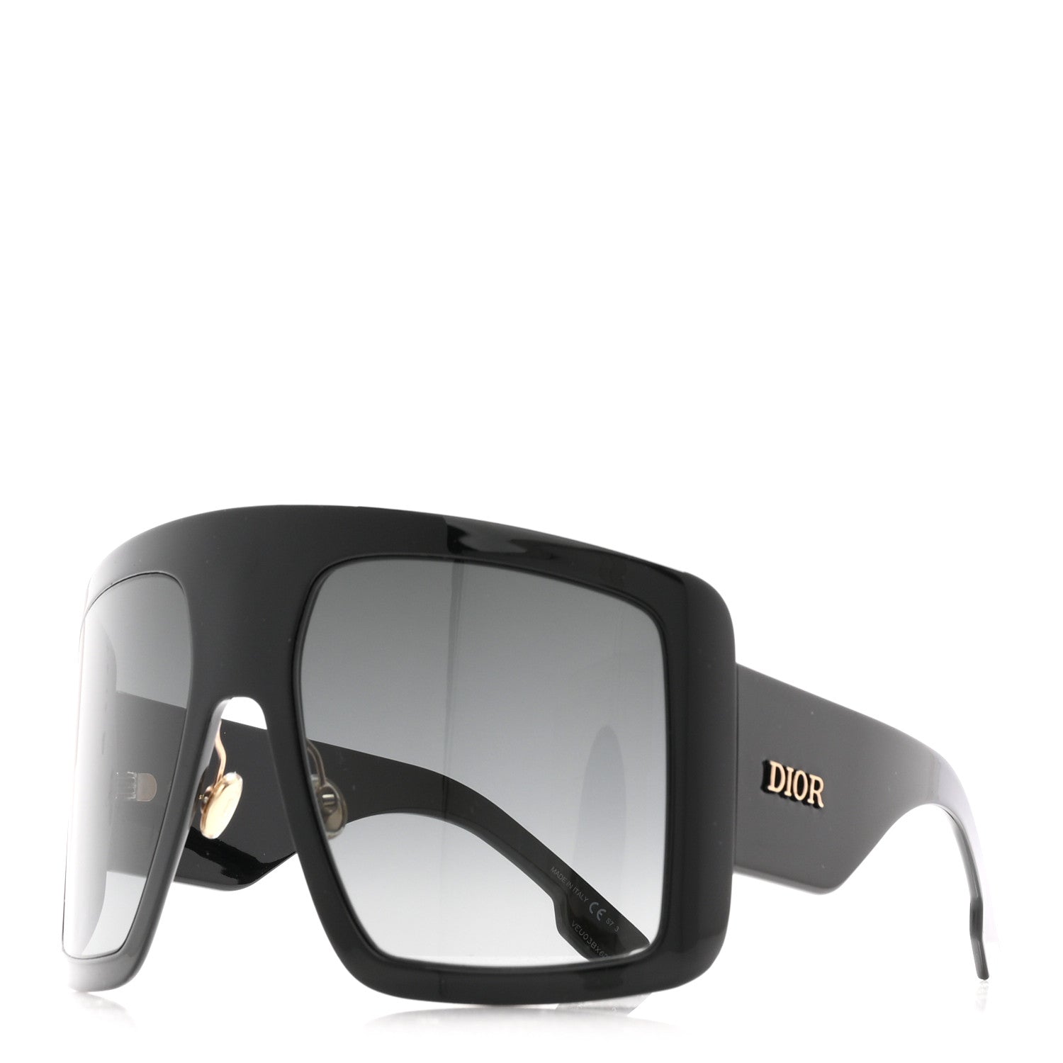 Christian Dior SoLight1 Shield Sunglasses Black 1 of 8