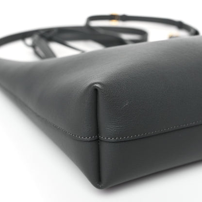 Saint Laurent Calfskin Toy Shopping Tote Earth Grey 7 of 11