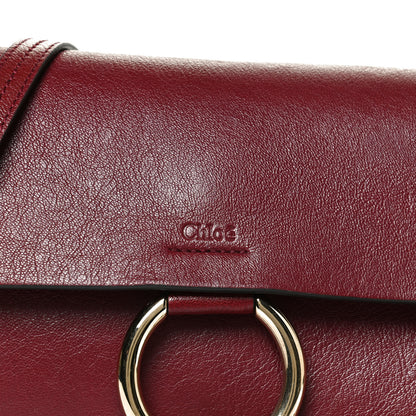 Chloe Goatskin Small Faye Shoulder Bag Sienna Red 8 of 14