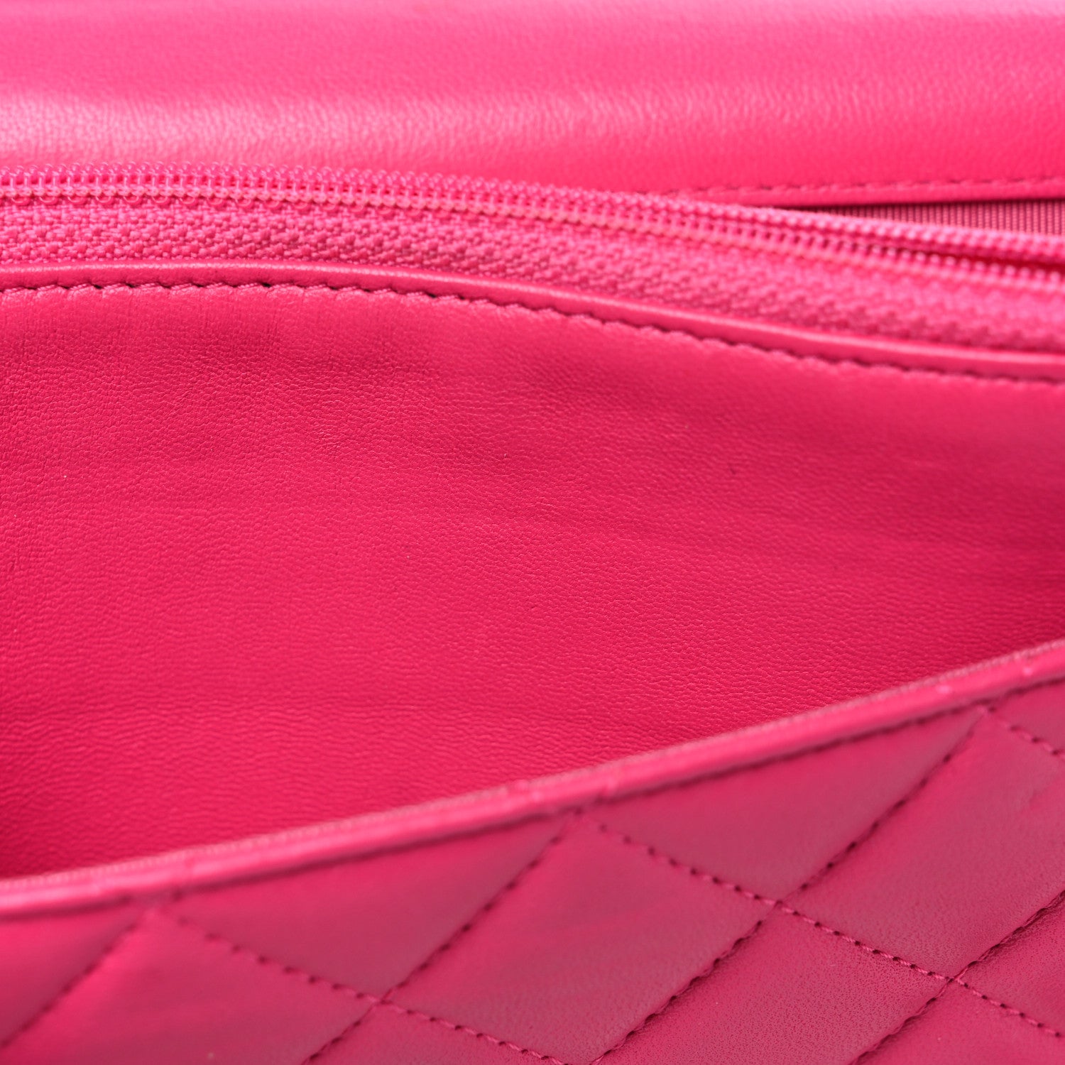 Chanel Lambskin Quilted Wallet on Chain WOC Pink 15 of 21