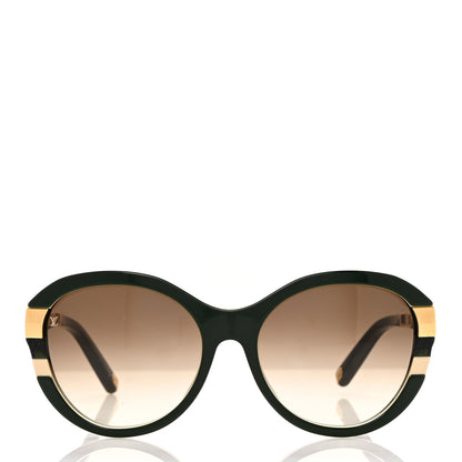 Louis Vuitton Petit Soupcon Cat Eye Sunglasses Z0801E Green 2 of 7