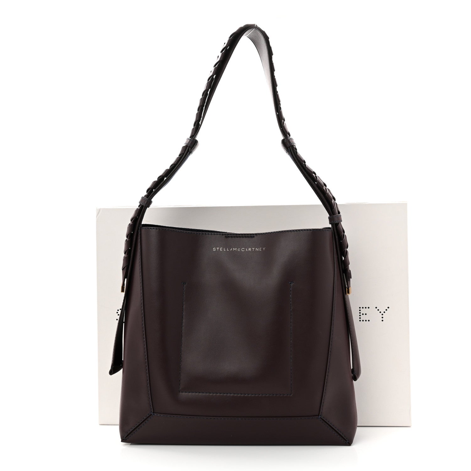 Stella McCartney Eco Alter Nappa Soft Medium Hobo Burgundy 9 of 9
