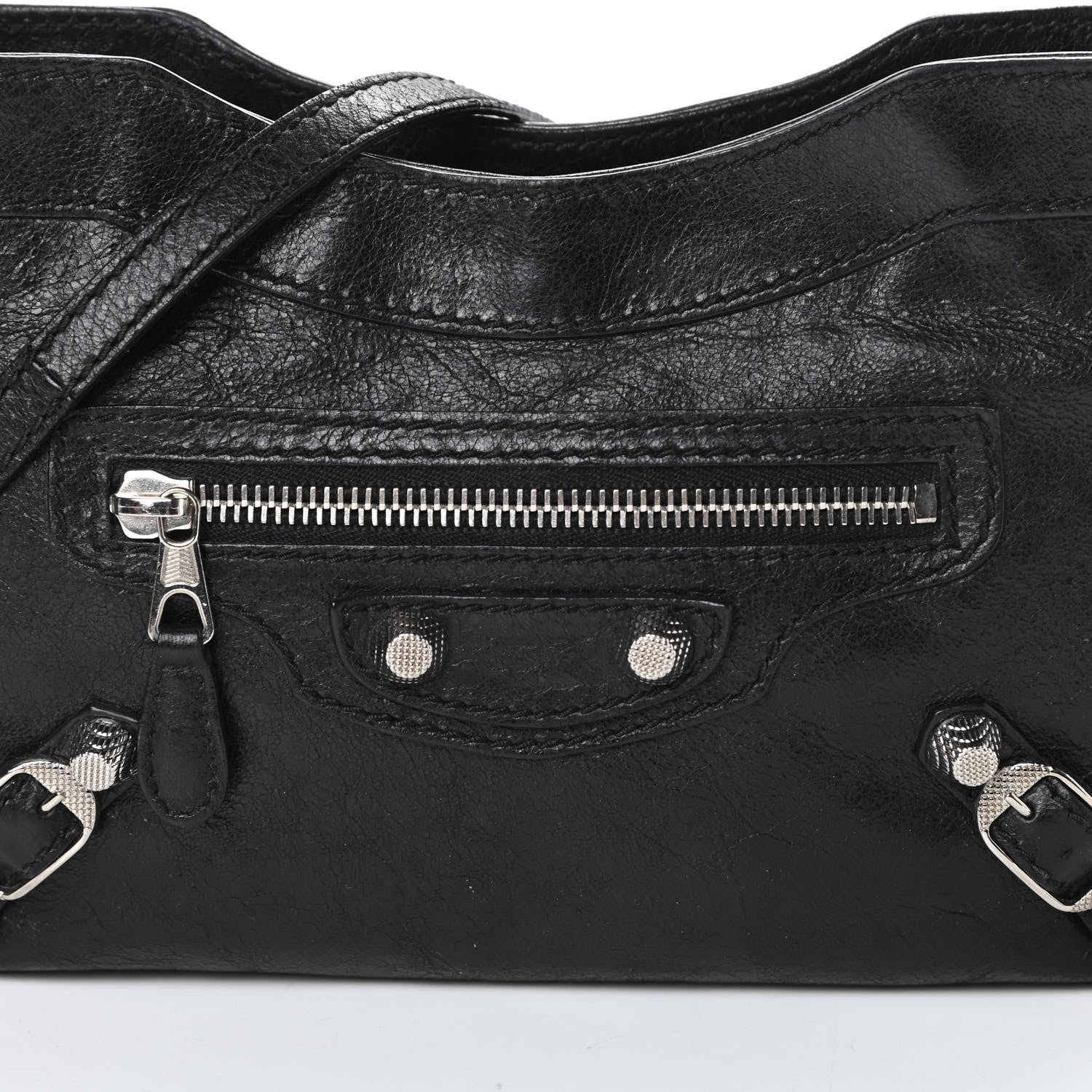 Balenciaga Agneau Giant 12 Silver Hardware Hip Black 8 of 13