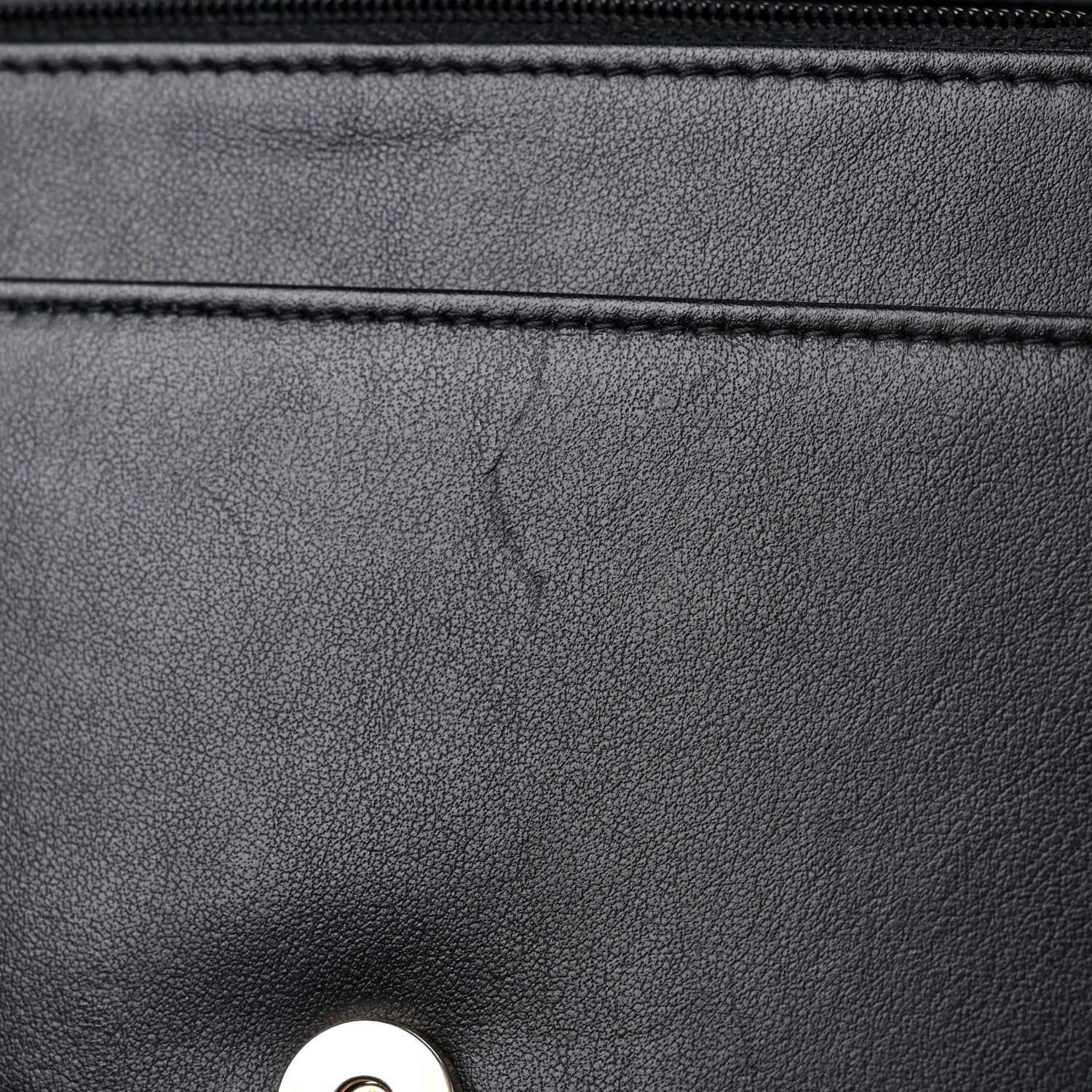 Chanel Caviar Quilted Boy Wallet On Chain WOC Black 12 of 14