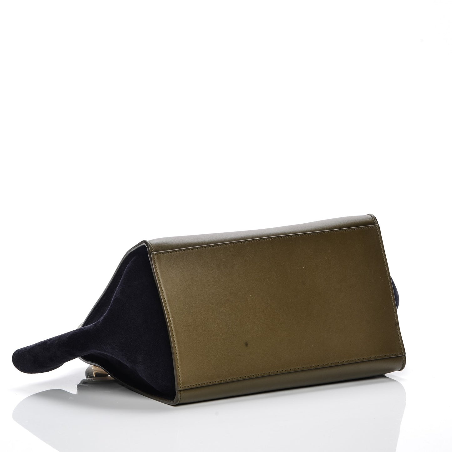 Velluto Calfskin Suede Medium Tri-Color Trapeze