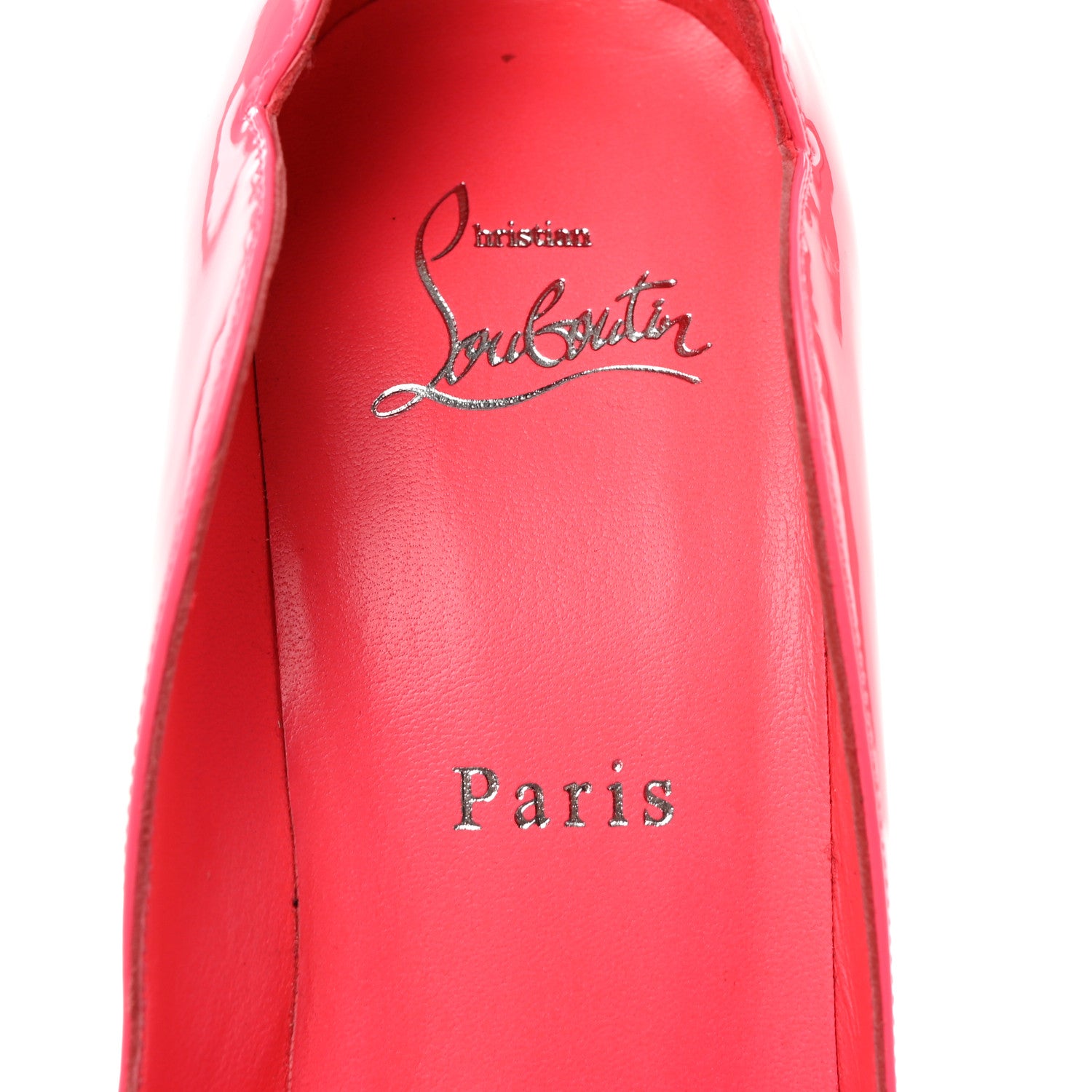 Christian Louboutin Patent Hot Chick 100 Pumps 38 Magnifique 7 of 16