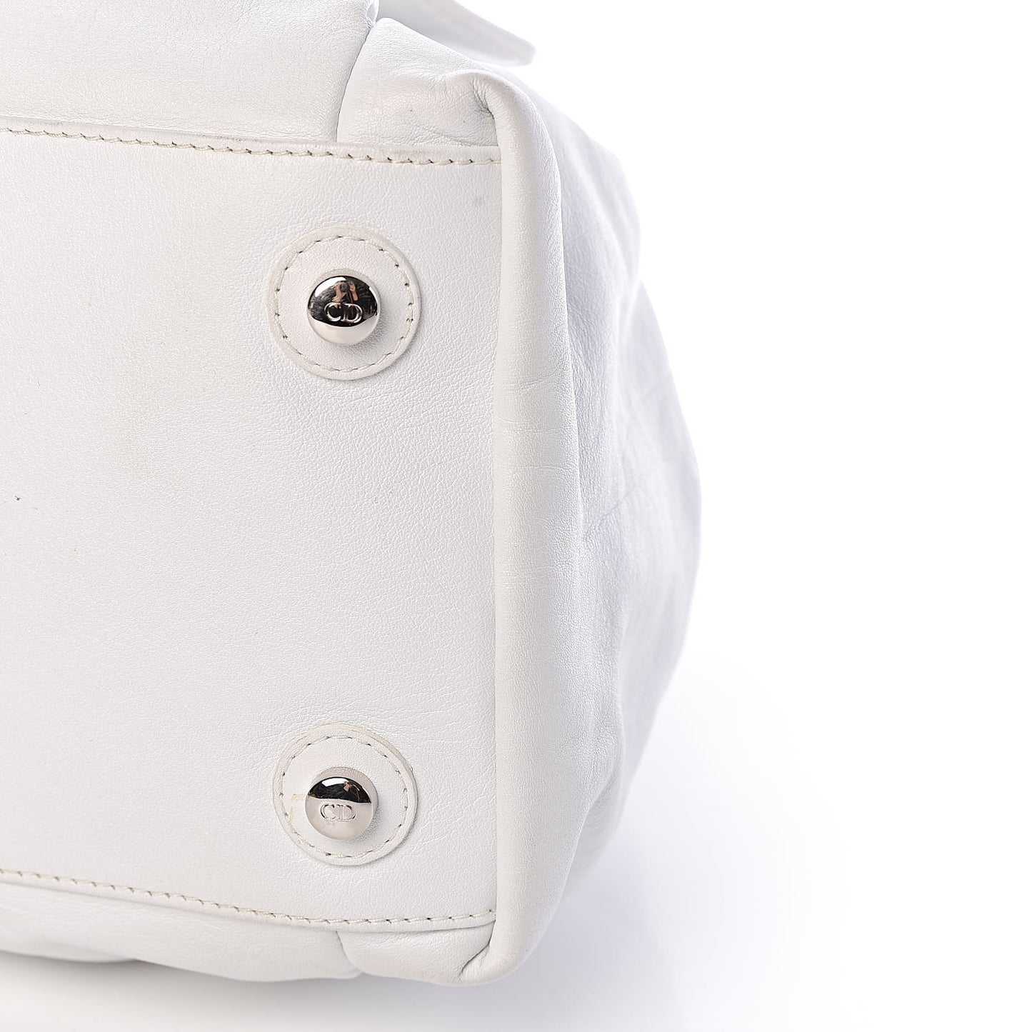Lambskin Pony Hair Medium Le Trente Tote White