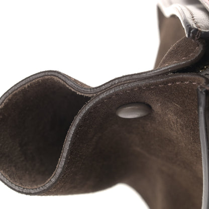 Celine Calfskin Suede Medium Tri-Color Trapeze Taupe 10 of 11