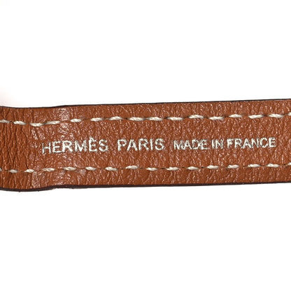 Hermes Cheri Calfskin Bridado Backpack Gold 6 of 9