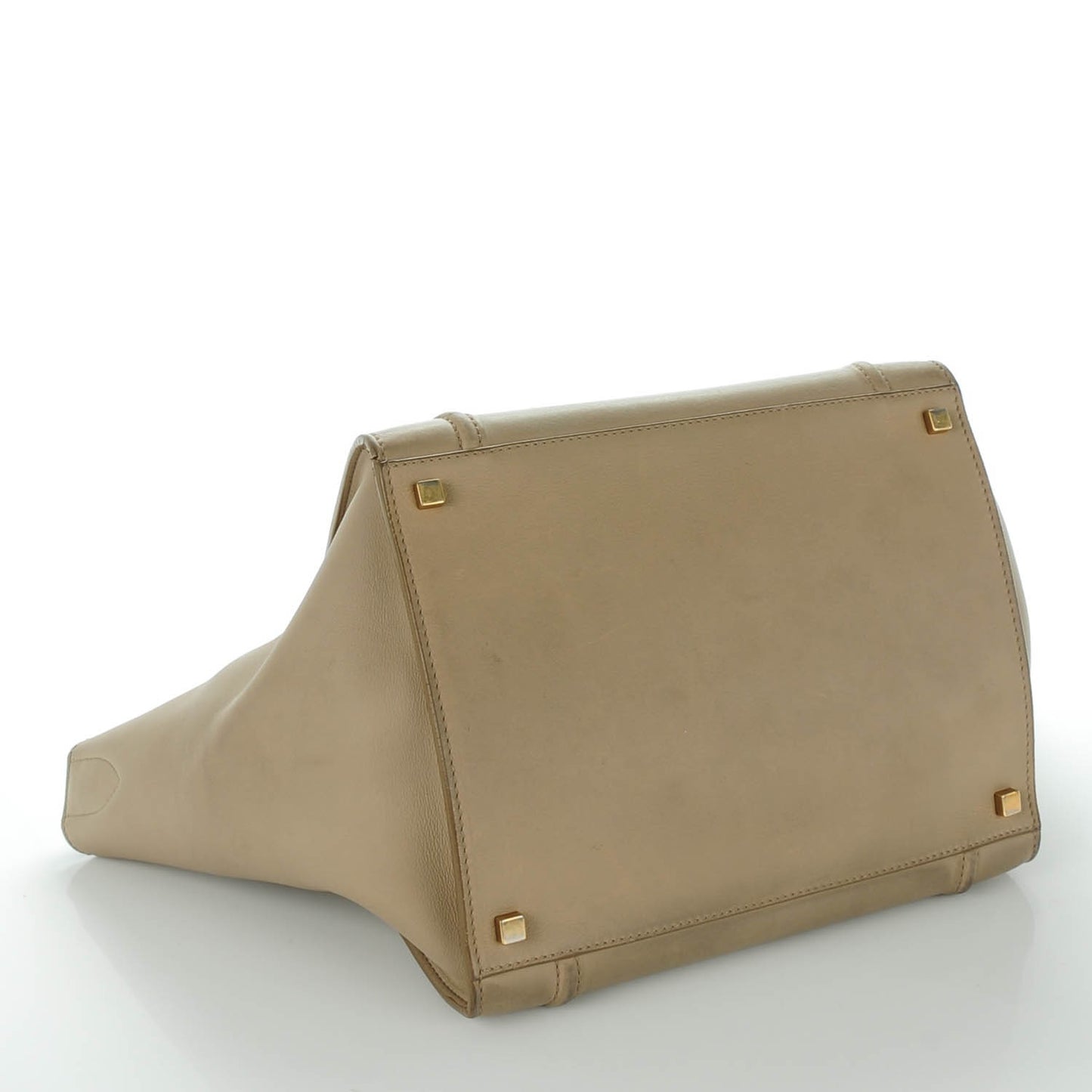 Supple Calfskin Medium Phantom Luggage Beige