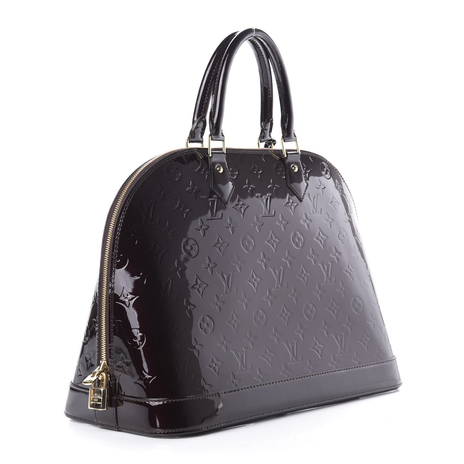 Louis Vuitton Vernis Alma GM Amarante 3 of 10