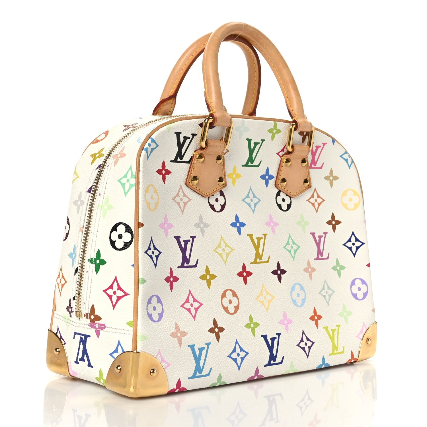 Louis Vuitton Monogram Multicolor Trouville White 3 of 8