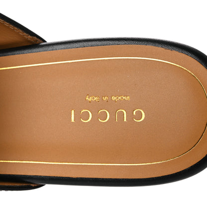 Gucci Calfskin Womens Princetown Slippers 41 Black 9 of 11