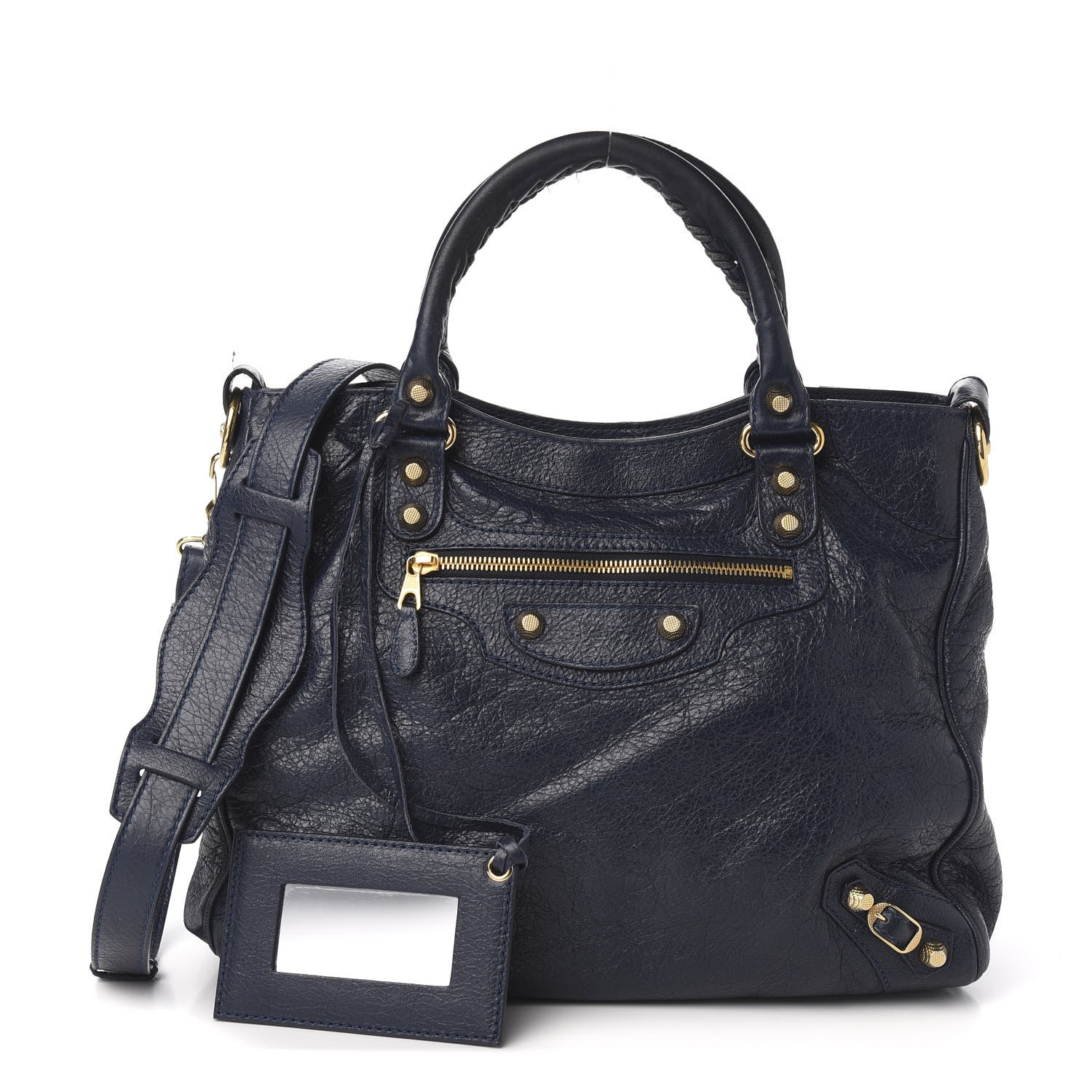 Balenciaga Agneau Giant 12 Gold Hardware Velo Bleu Obscur 1 of 14