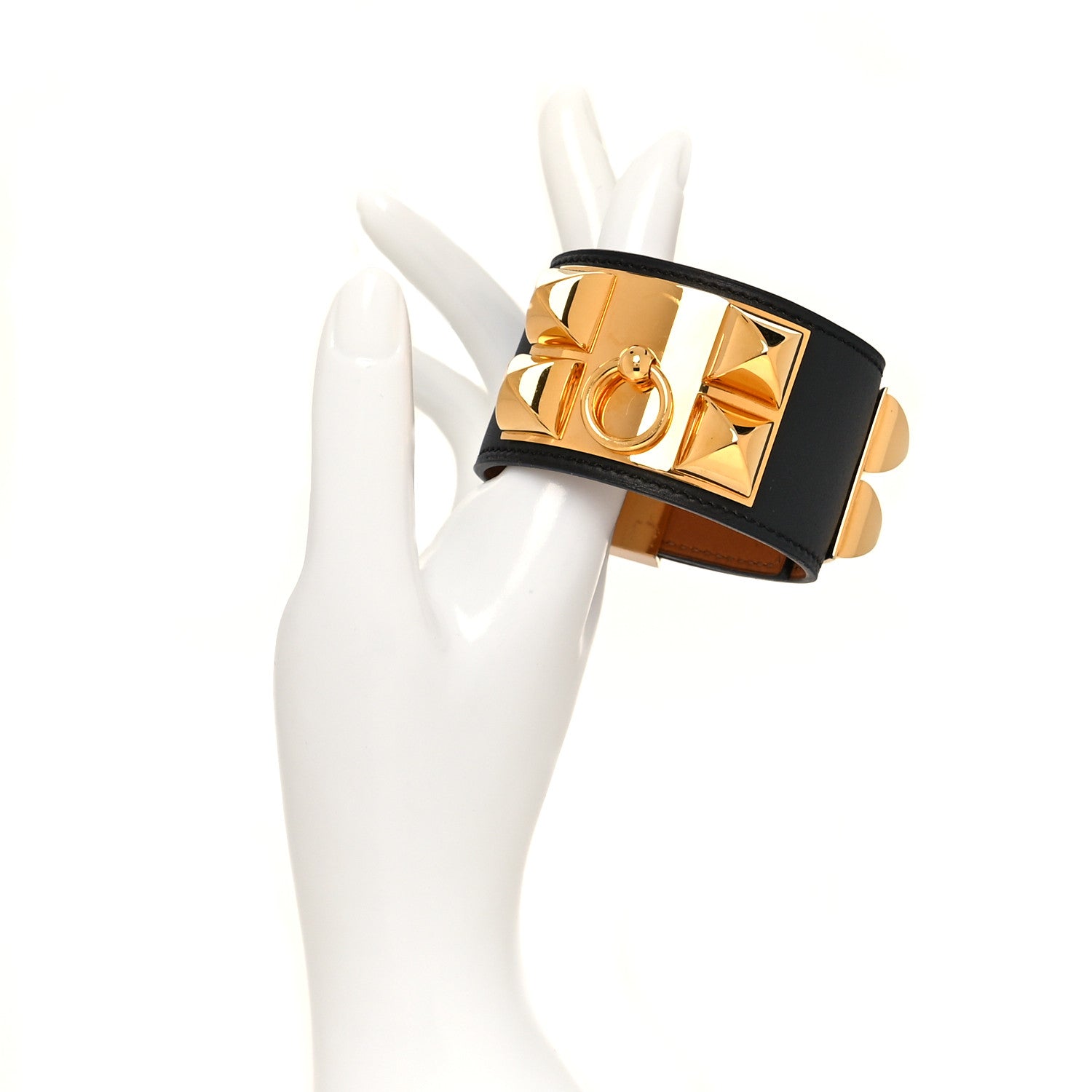Hermes Swift Collier de Chien CDC Bracelet S Black 2 of 6