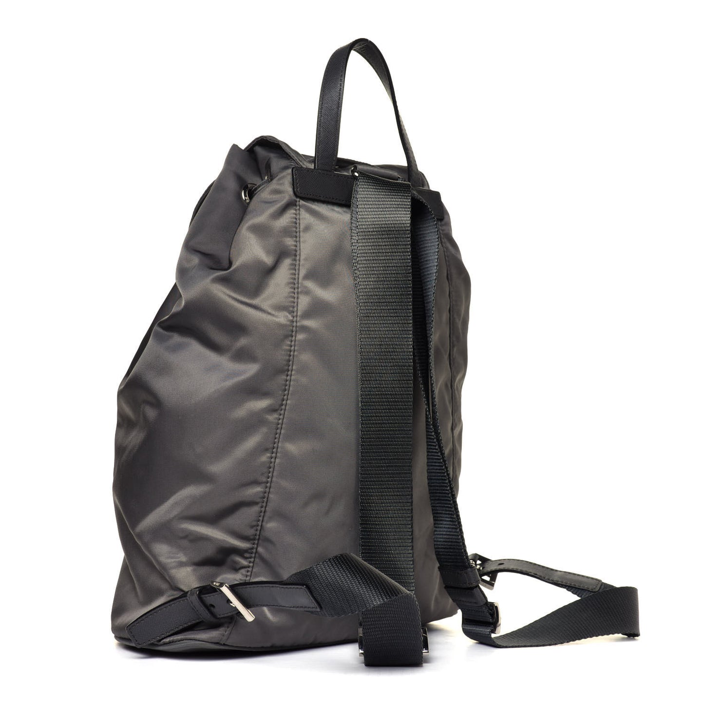 Nylon Vela Medium Cinch Backpack Ardesia
