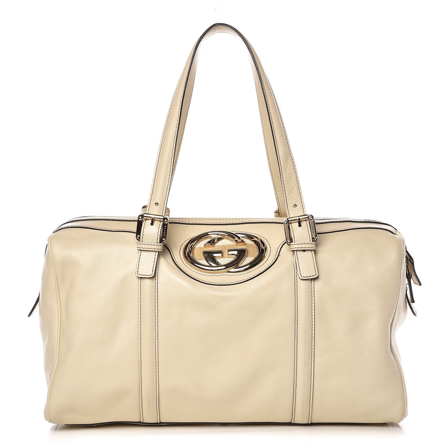 Gucci Calfskin Medium Britt Boston Ivory 1 of 12