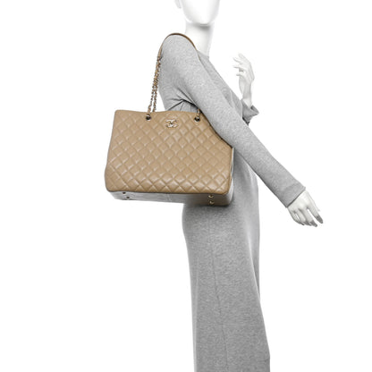 Chanel Caviar Quilted Large Shopping Tote Beige 2 of 10