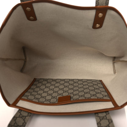 Gucci GG Plus Monogram Medium Signature Web Loop Tote Brown 5 of 9