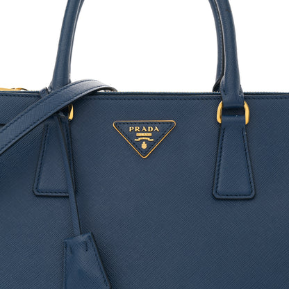 Prada Saffiano Lux Medium Tote Bluette 9 of 16