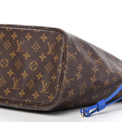 Louis Vuitton Monogram Articles de Voyage Ikat Neverfull MM Grand Blue 7 of 14