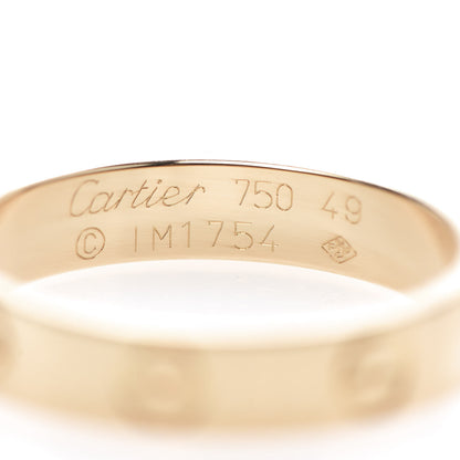 Cartier 18K Yellow Gold 3.5mm LOVE Wedding Band Ring 49 4.75 4 of 4