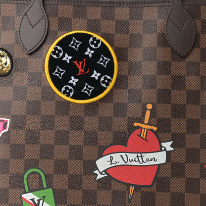 Louis Vuitton Damier Ebene Travel Stickers Neo Neverfull MM 8 of 13