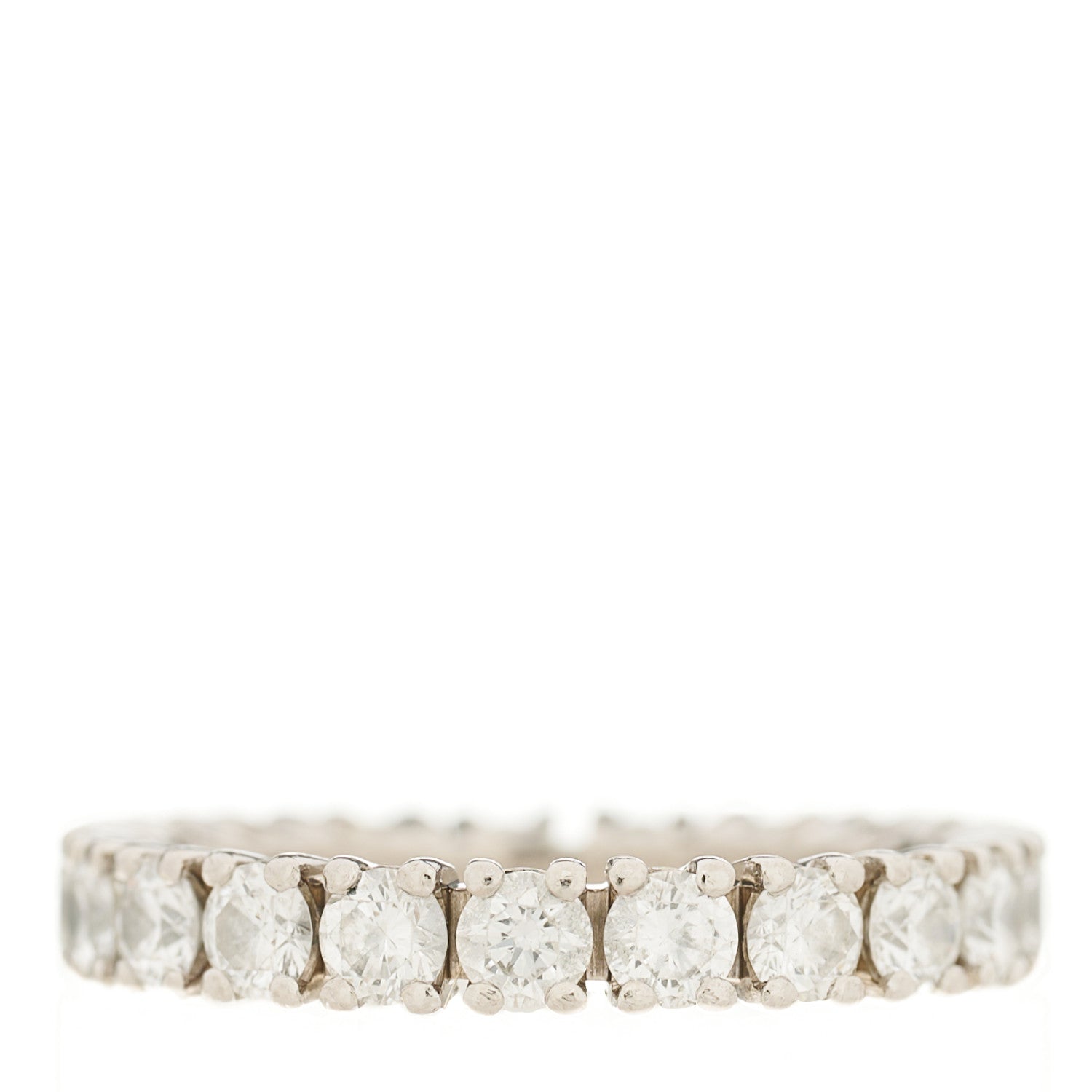 product image of CARTIER Platinum Diamond 1.45ct Destinee Wedding Band Ring 49 5 FASHIONPHILE