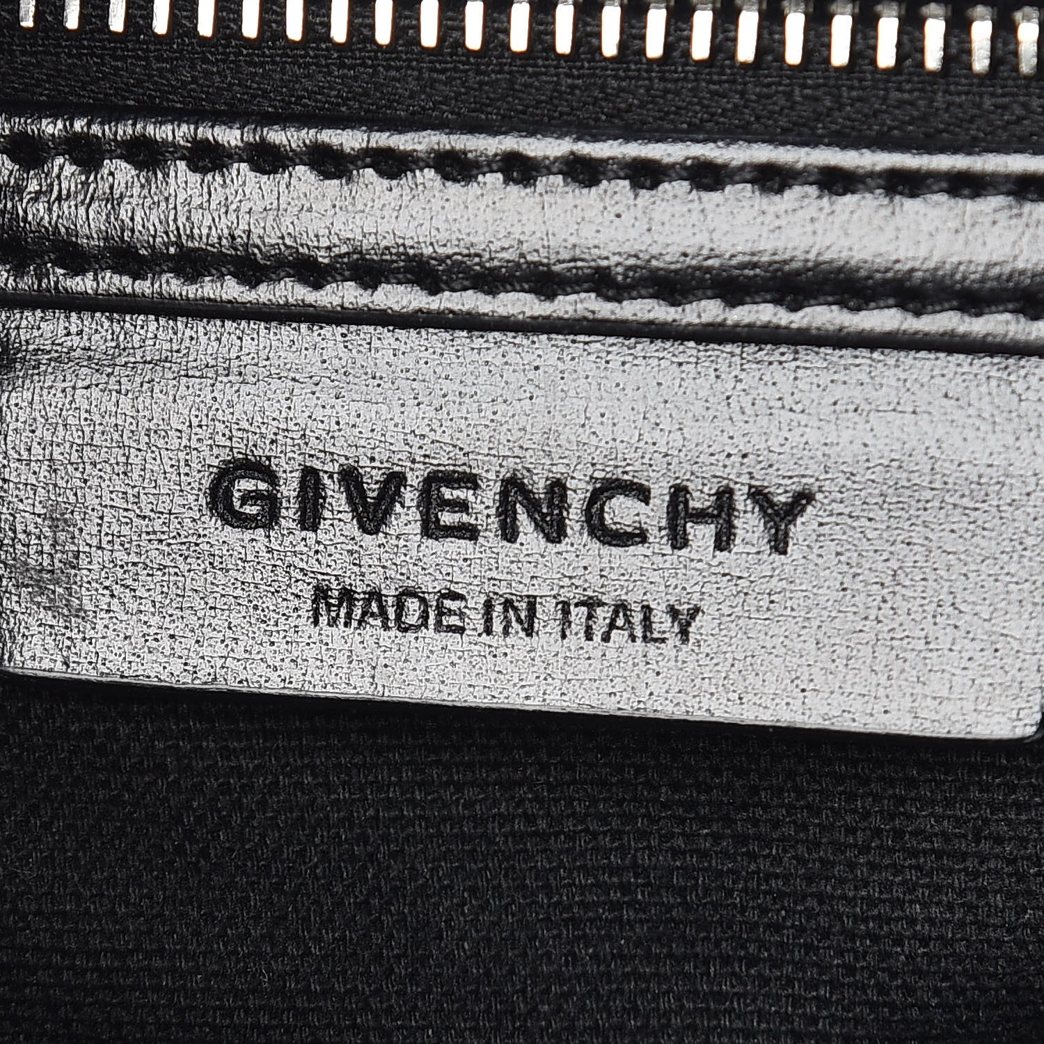 Givenchy Shiny Lord Calfskin Medium Antigona Black 7 of 11