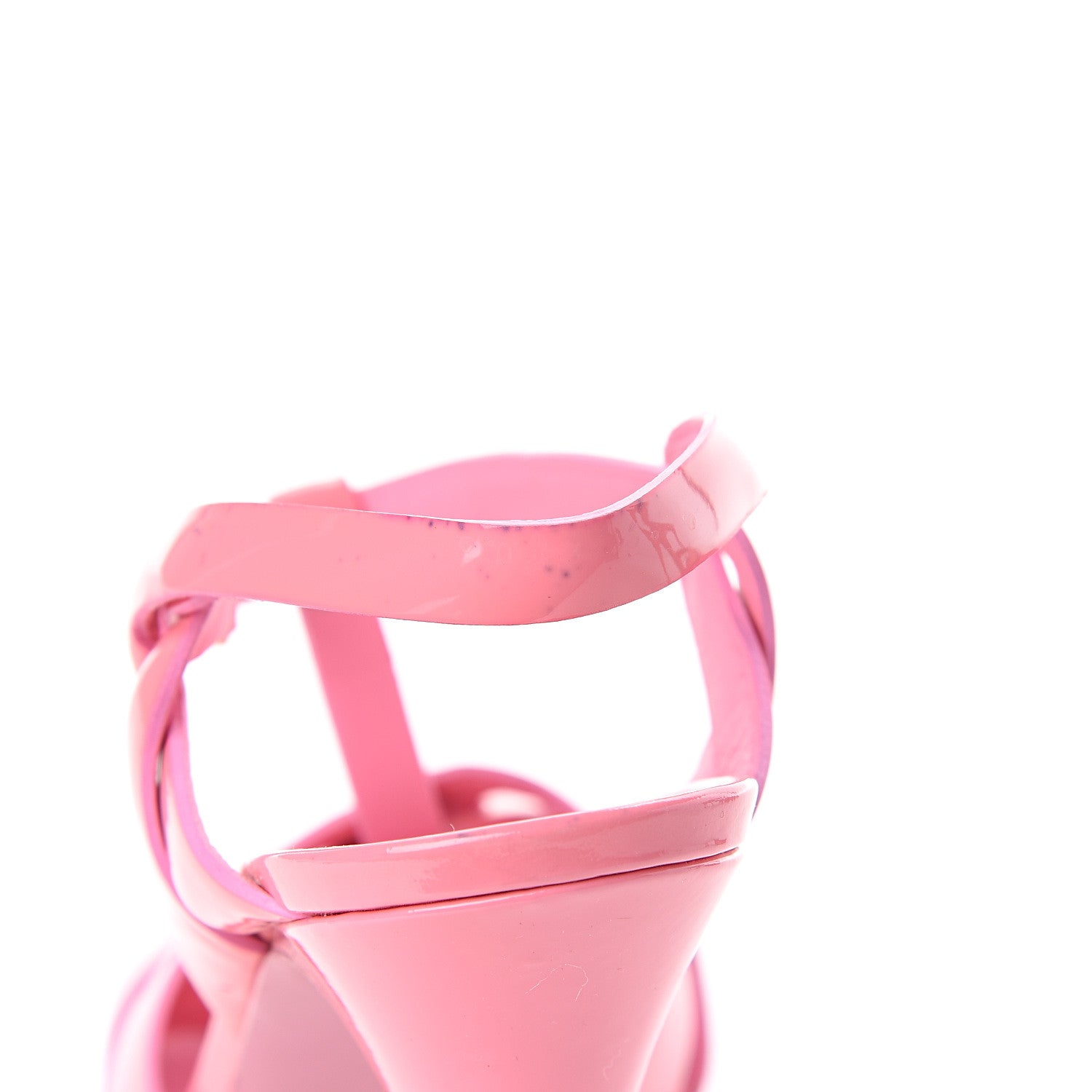 Saint Laurent Patent Tribute 105 Platform Sandals 39 Pink 9 of 10
