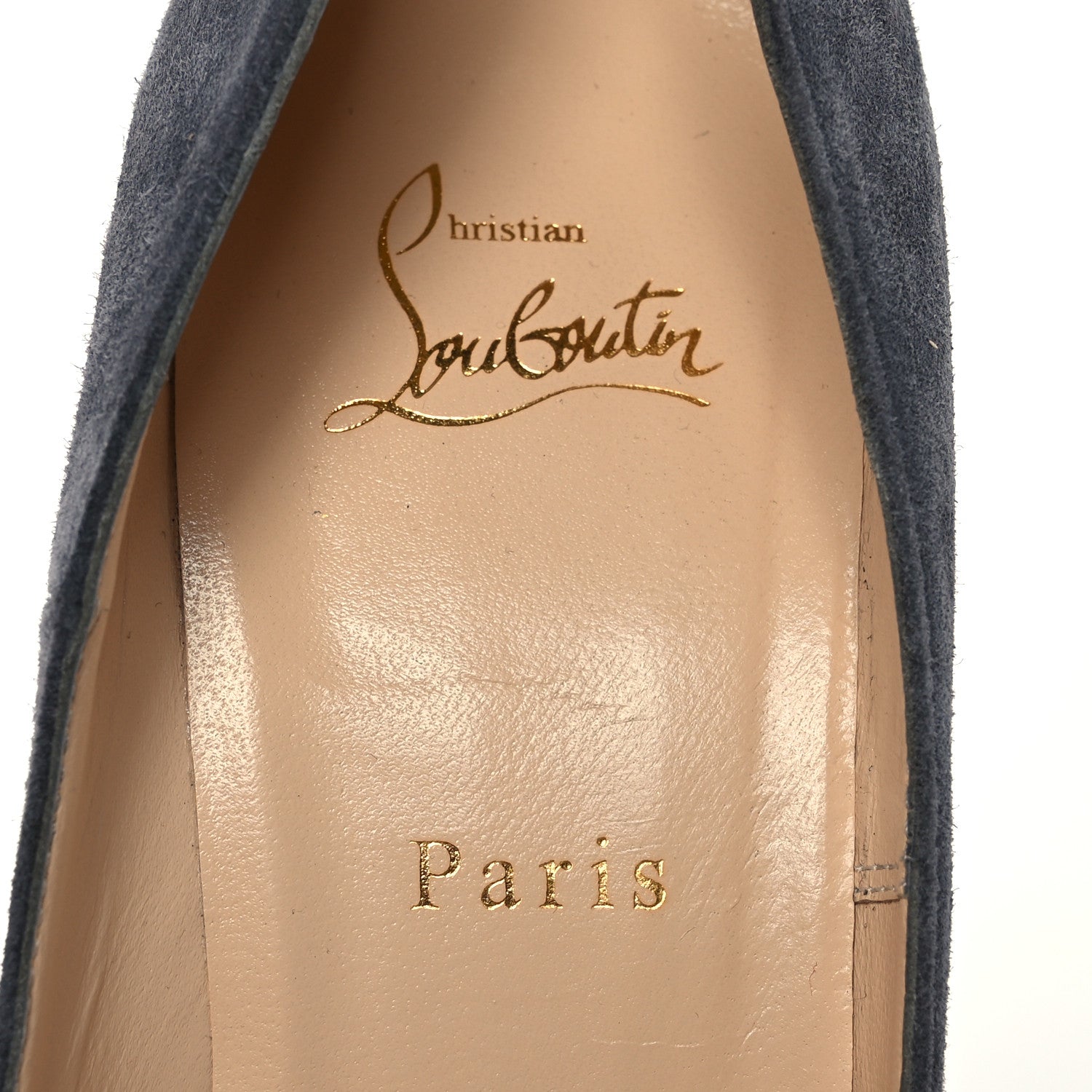 Christian Louboutin Veau Velours So Kate 120 Pumps 40.5 Storm 8 of 12