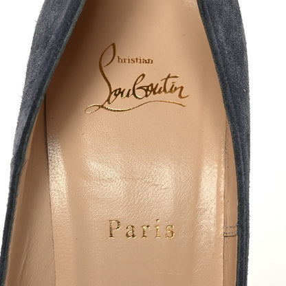 Christian Louboutin Veau Velours So Kate 120 Pumps 40.5 Storm 8 of 12