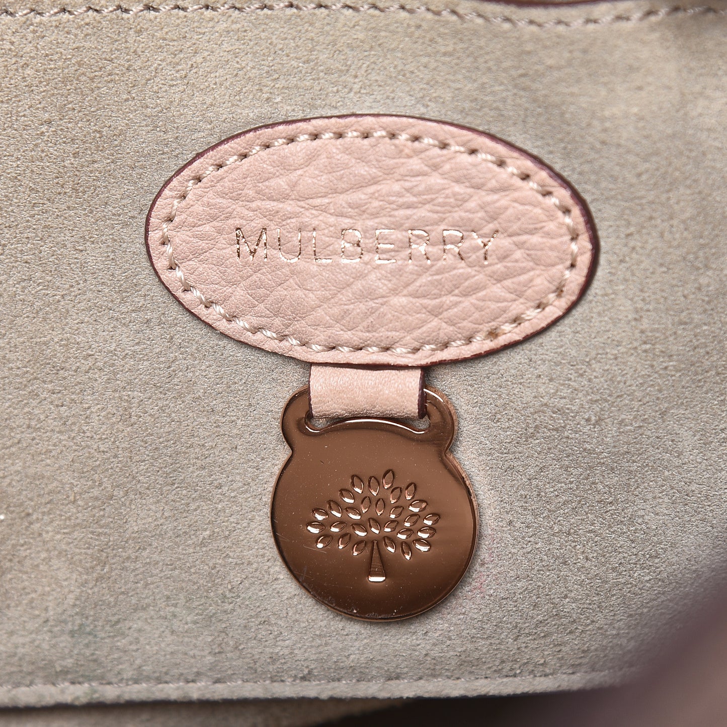 Natural Grain Calfskin New Bayswater Blush