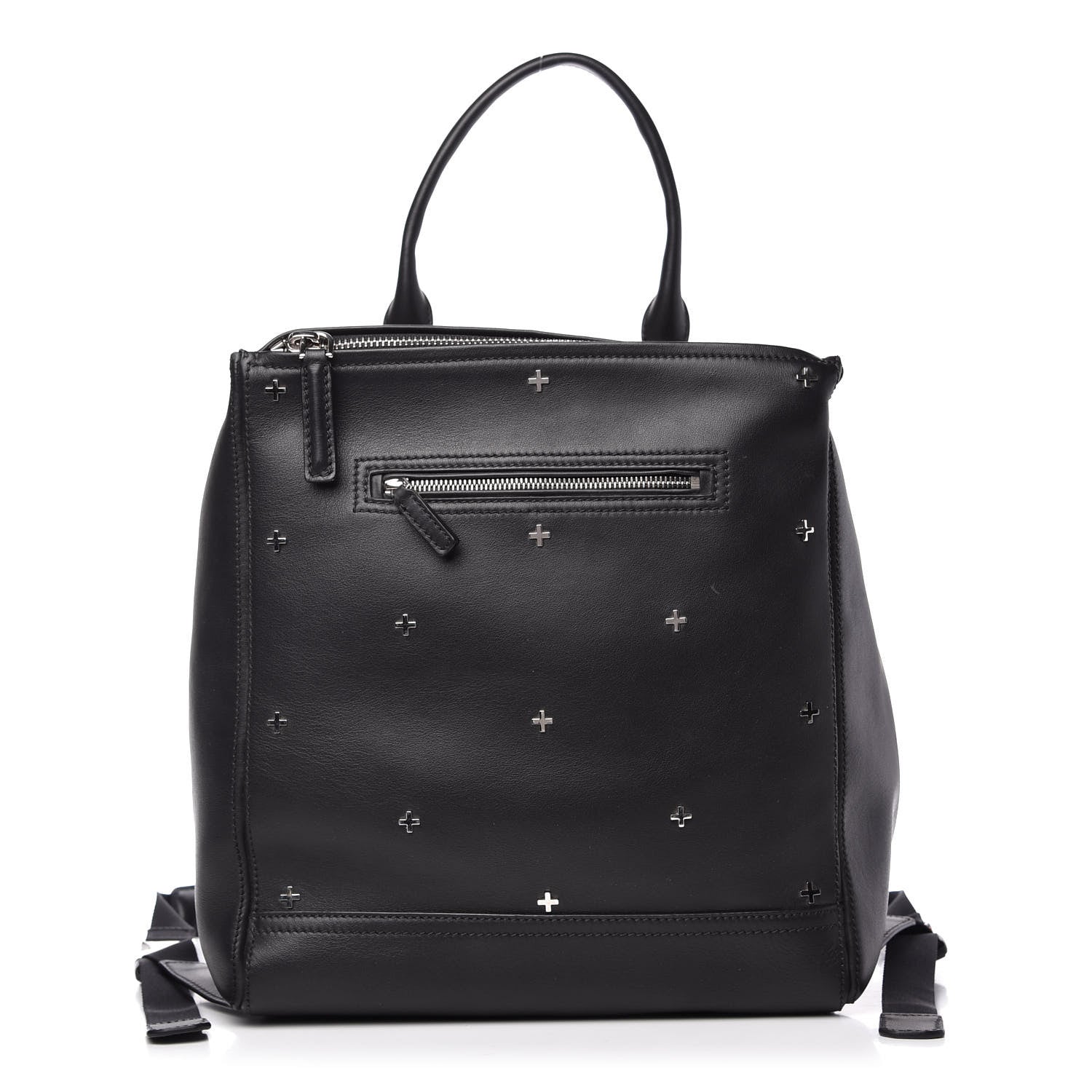 Givenchy Calfskin Cross Embellished Pandora Backpack Black 1 of 10