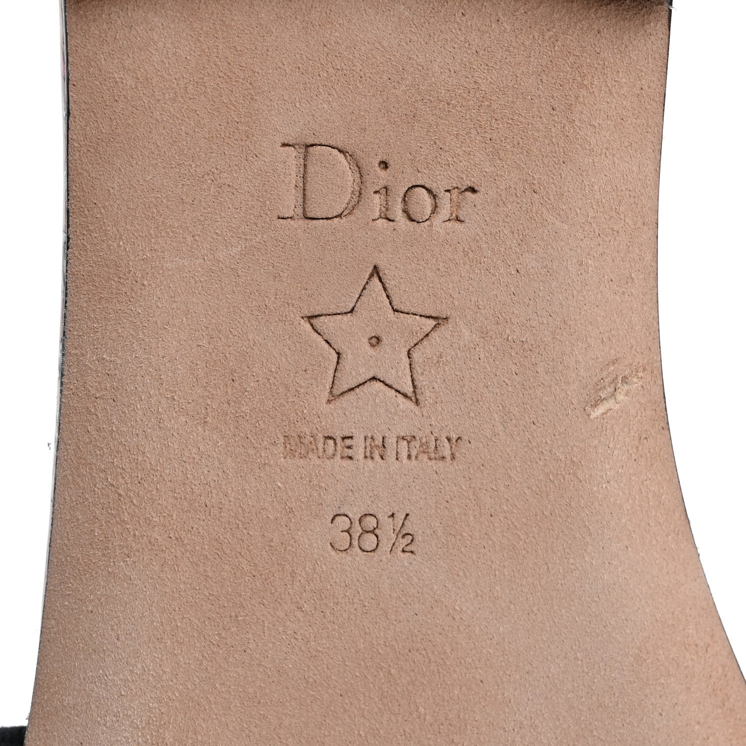 Christian Dior Straw Embroidered Cabinet De La Mer Dway Flat Slide Sandals 38.5 Multicolor 8 of 9