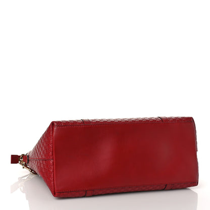 Gucci Soft Microguccissima Dome Satchel Red 4 of 9
