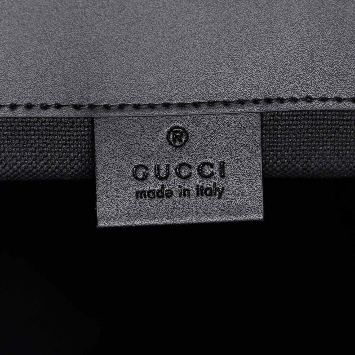 Gucci Soft GG Supreme Monogram Appia Calfskin Web Double Buckle Backpack Black 6 of 12