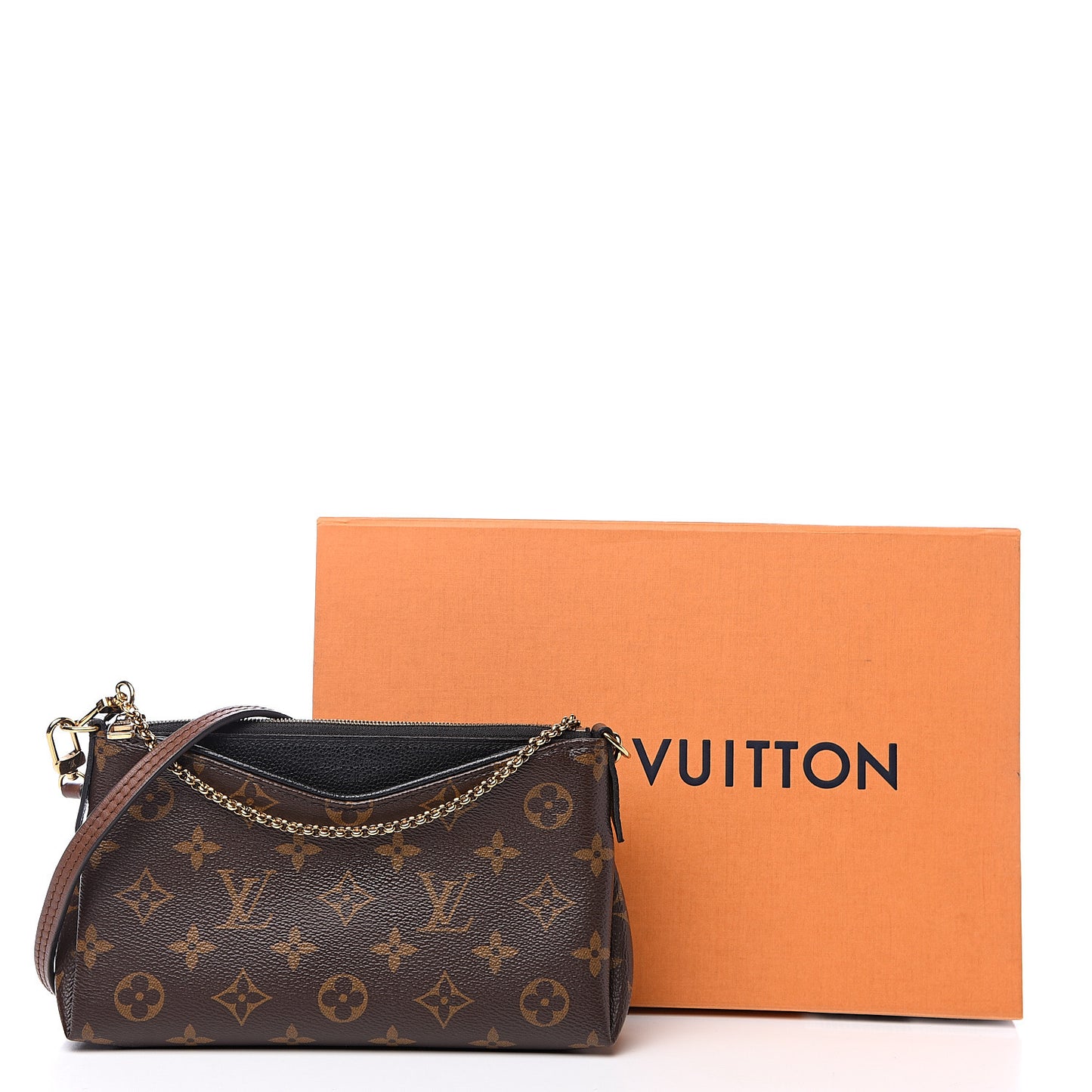 Monogram Pallas Clutch Black