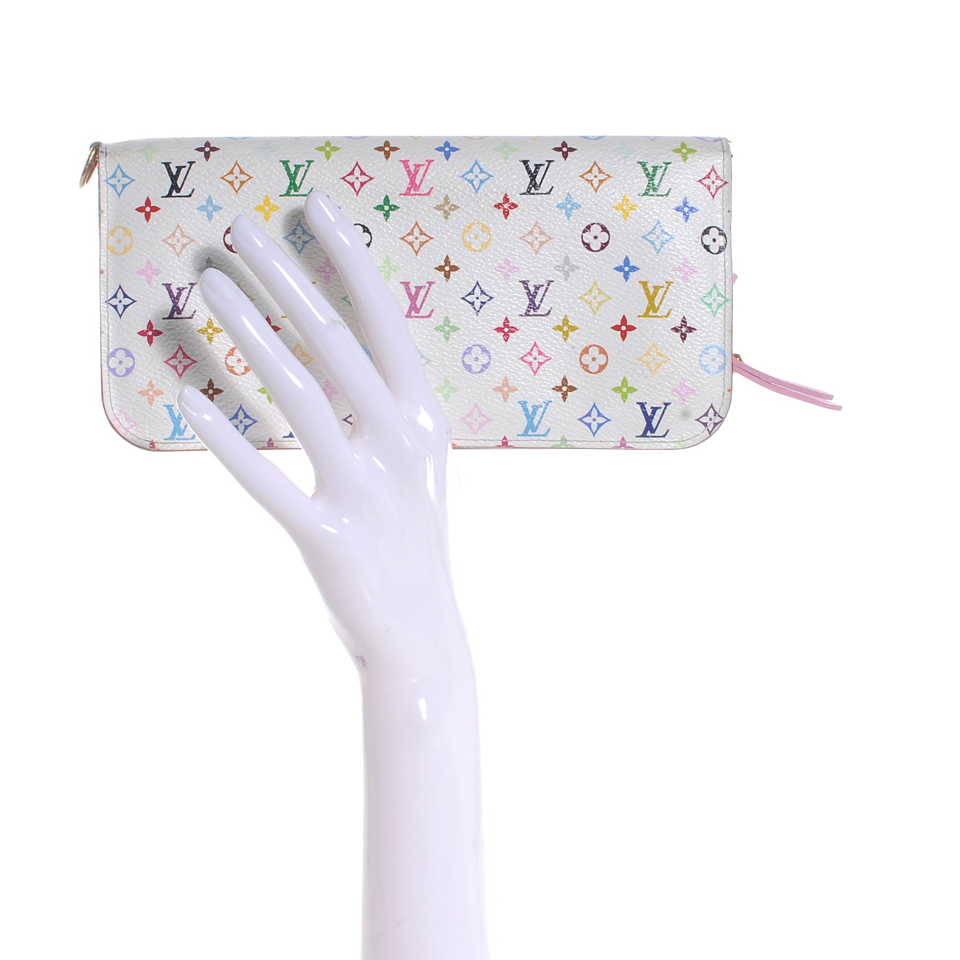 Louis Vuitton Monogram Multicolor Insolite Wallet Litchi 2 of 7